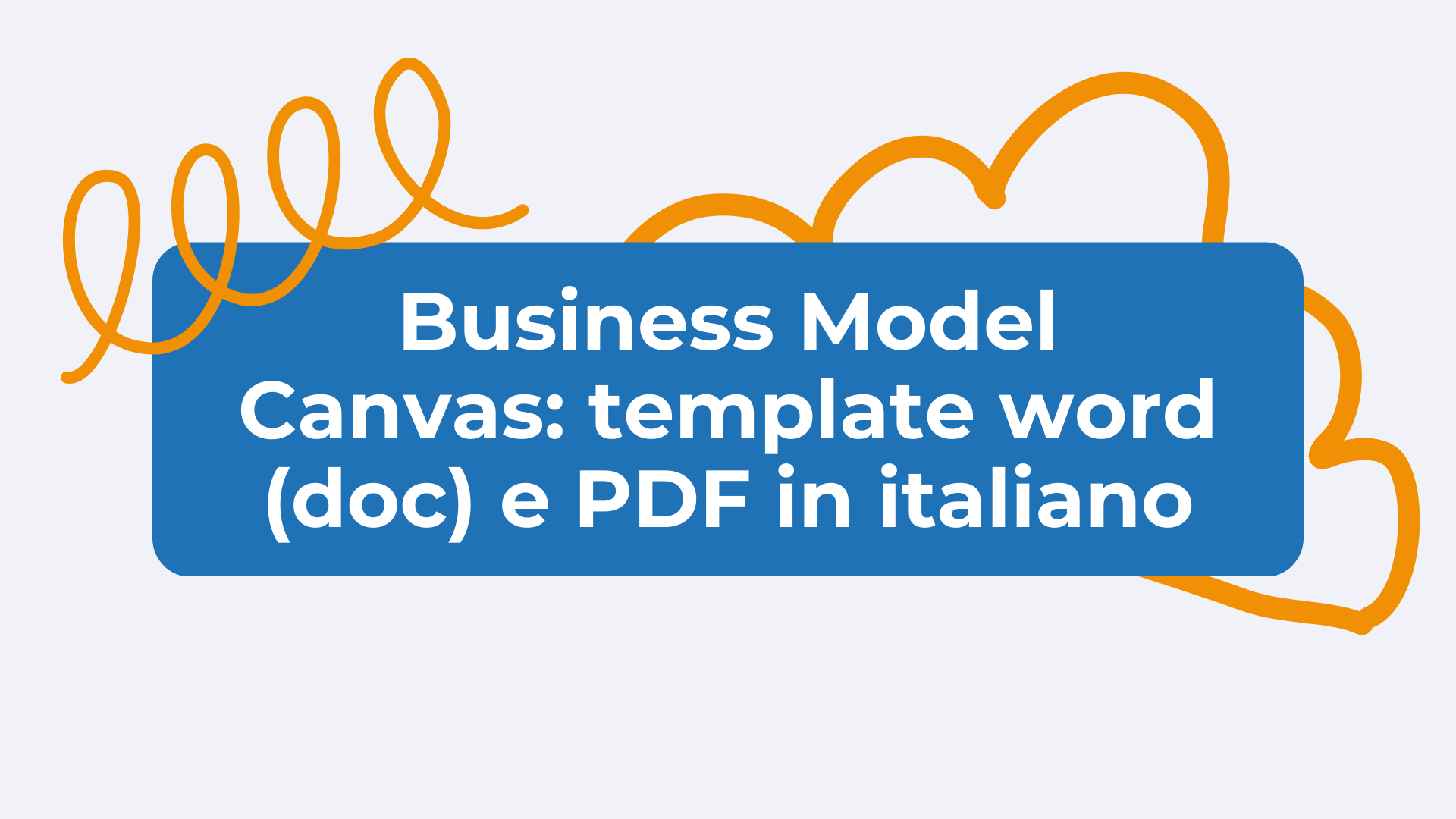 Business Model Canvas template word (doc) e PDF in italiano
